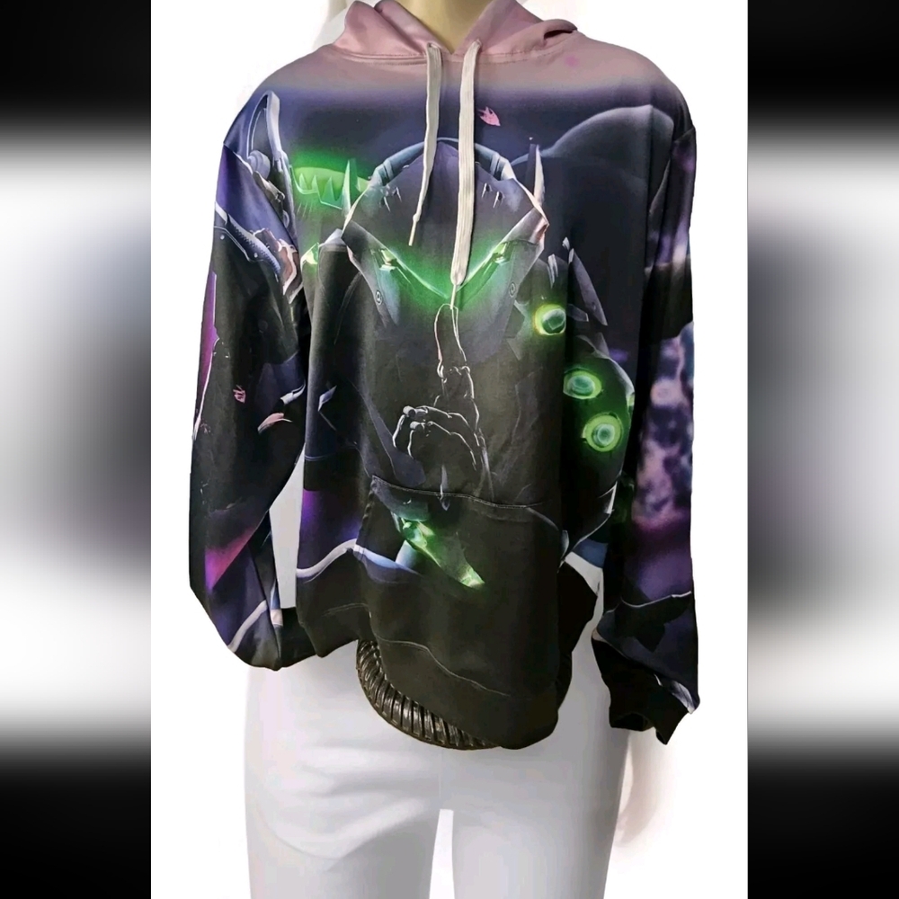 Zootop Bear Womens Overwatch Anime Reaper 3D Sweatshirt Hoodie XXL